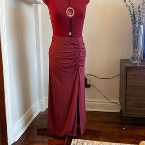 Wilfred midi skirt with slit